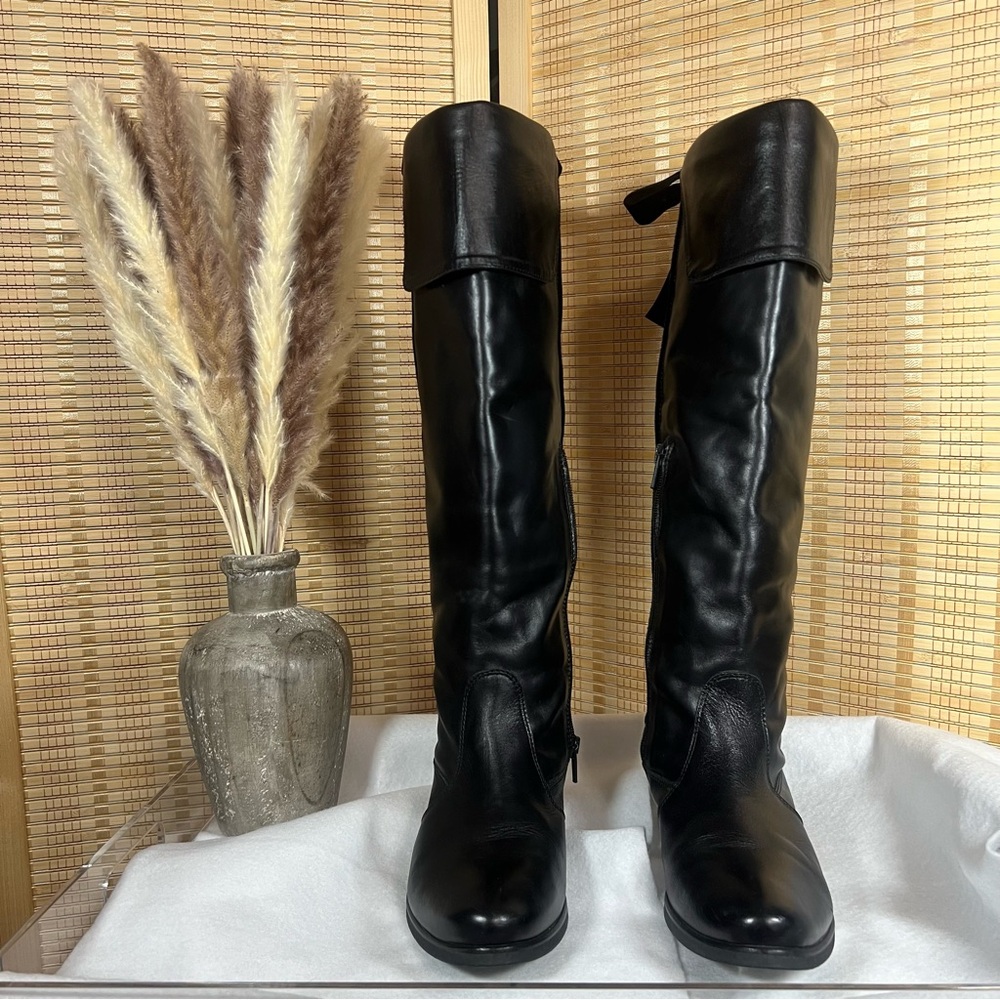 Vera Gomma Cuffed Knee High Boots, Size: 36/US6
